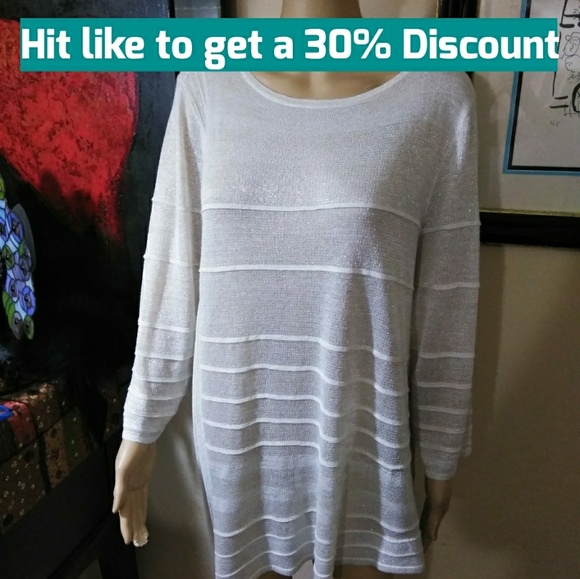 Chico's Tops - Chico's Glimmer Tunic. NWT